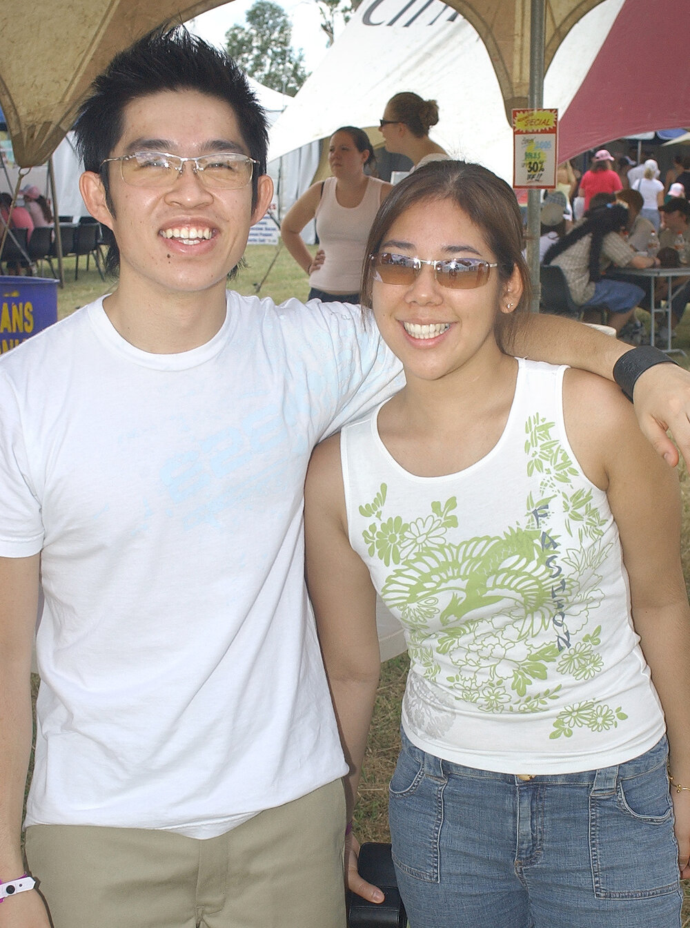 Mark Ford and Patricia Chan from Mansfield at Sonfest, Ipswich, 20th Janurary 2005