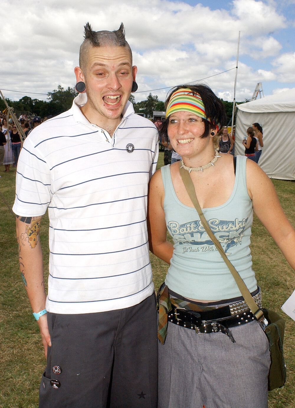 Jon Hunt and Gabi Kubac at Sonfest for some quality Christian rock, Ipswich, 20th January 2005