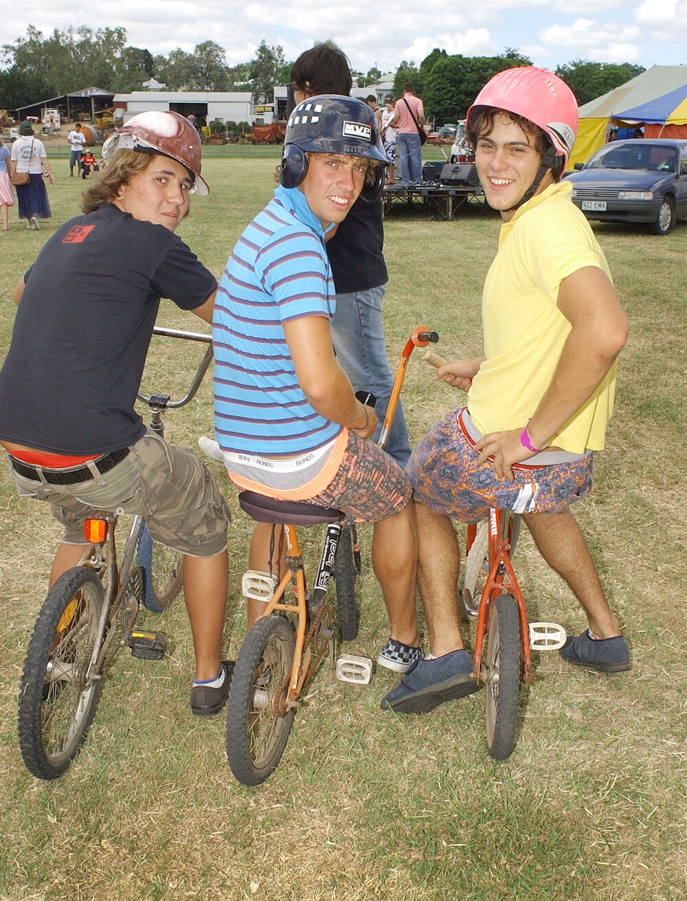Lukas Meiforth, Caleb Baker and Nathan Perry from the Sunshine Coast at Sonfest, Ipswich, 20th January 2005
