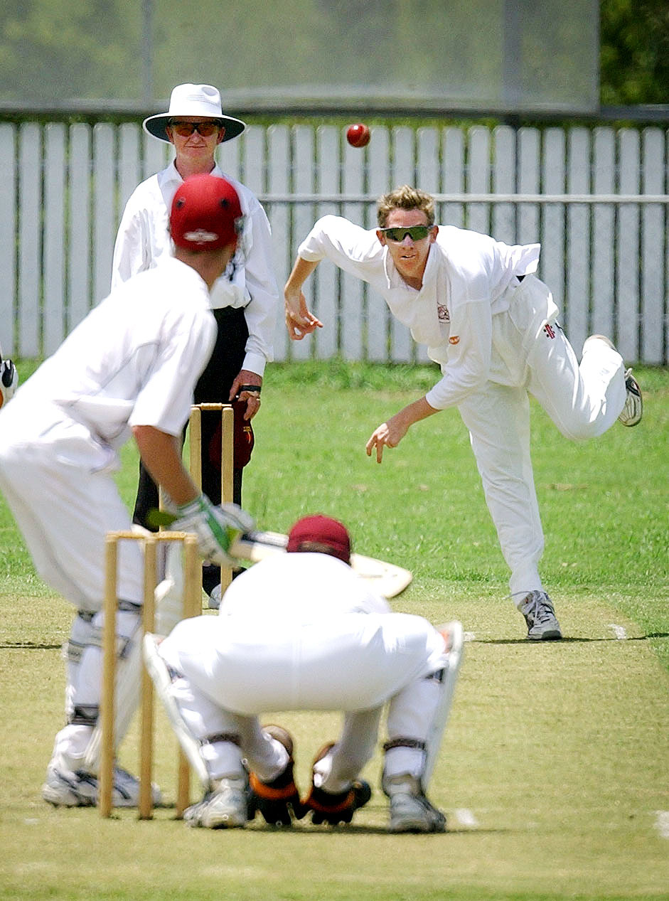 Ipswich vs Beenleigh Cricket match in the Webb Shield, Ipswich, 23rd January 2005