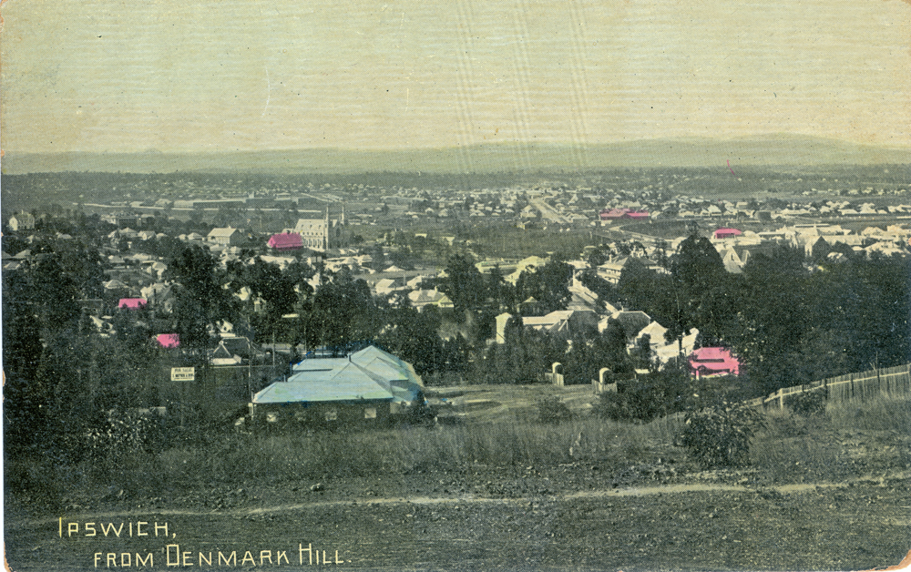 Ipswich from Denmark Hill postcard, c.1906
