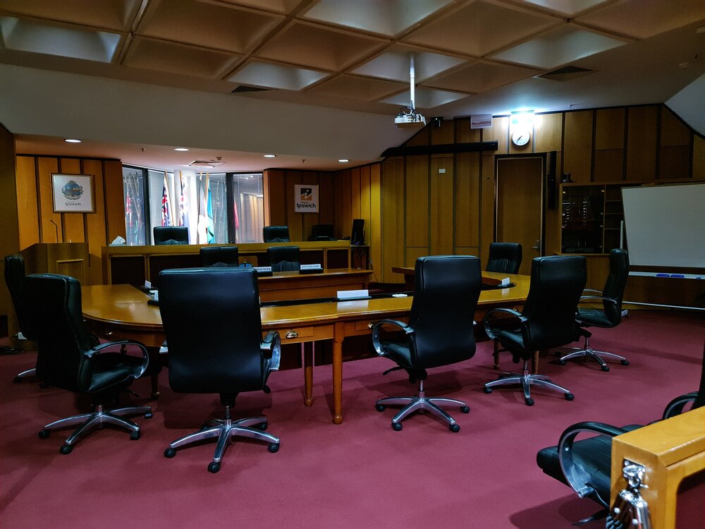 Table of the Council, Ipswich Council Chambers, 2021