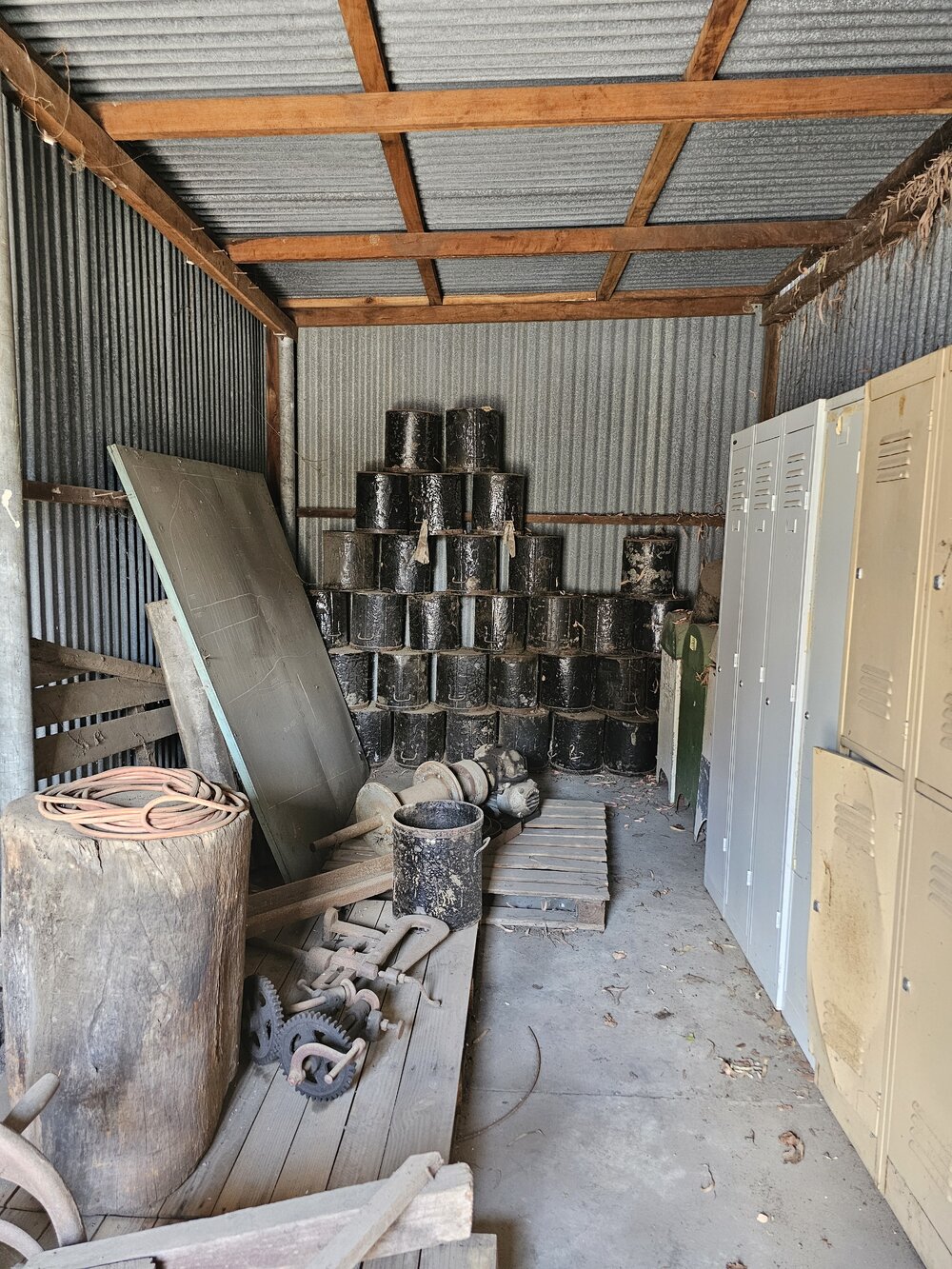 Night Soil Cans at Briggs Road Depot, 2026