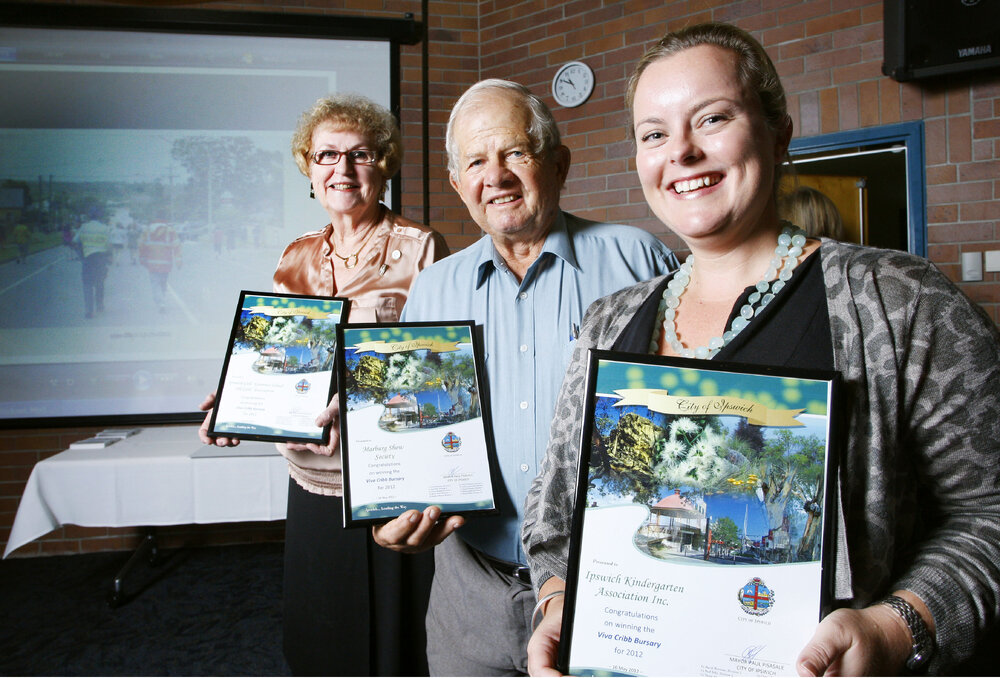Viva Cribb Bursary recipients, Ipswich Libraries, Ipswich, 10th May 2012