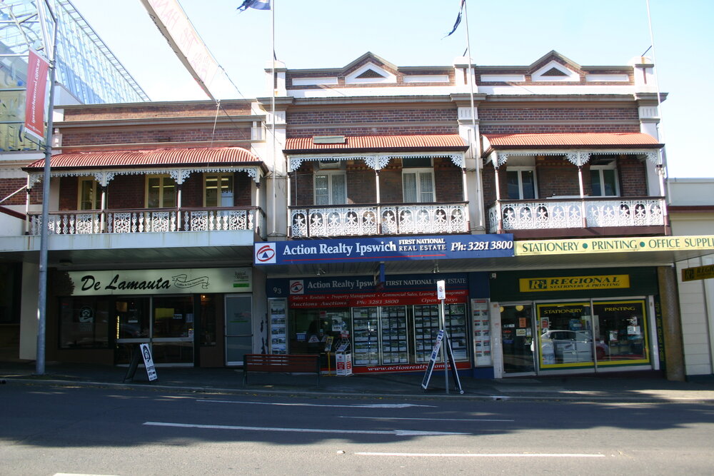 De Lamauta, Action Reality, and Regional Stationary &amp; Printing,  Brisbane Street, Ipswich, c.2010