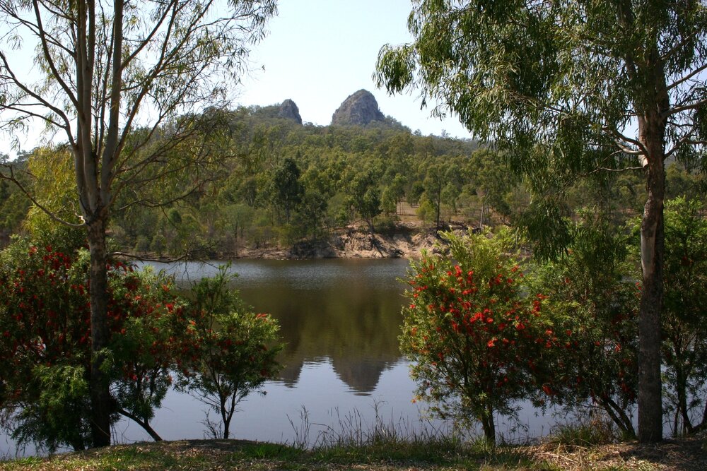 View from Ivory's Rock Conference Centre, Peak Crossing, Ipswich, 2004