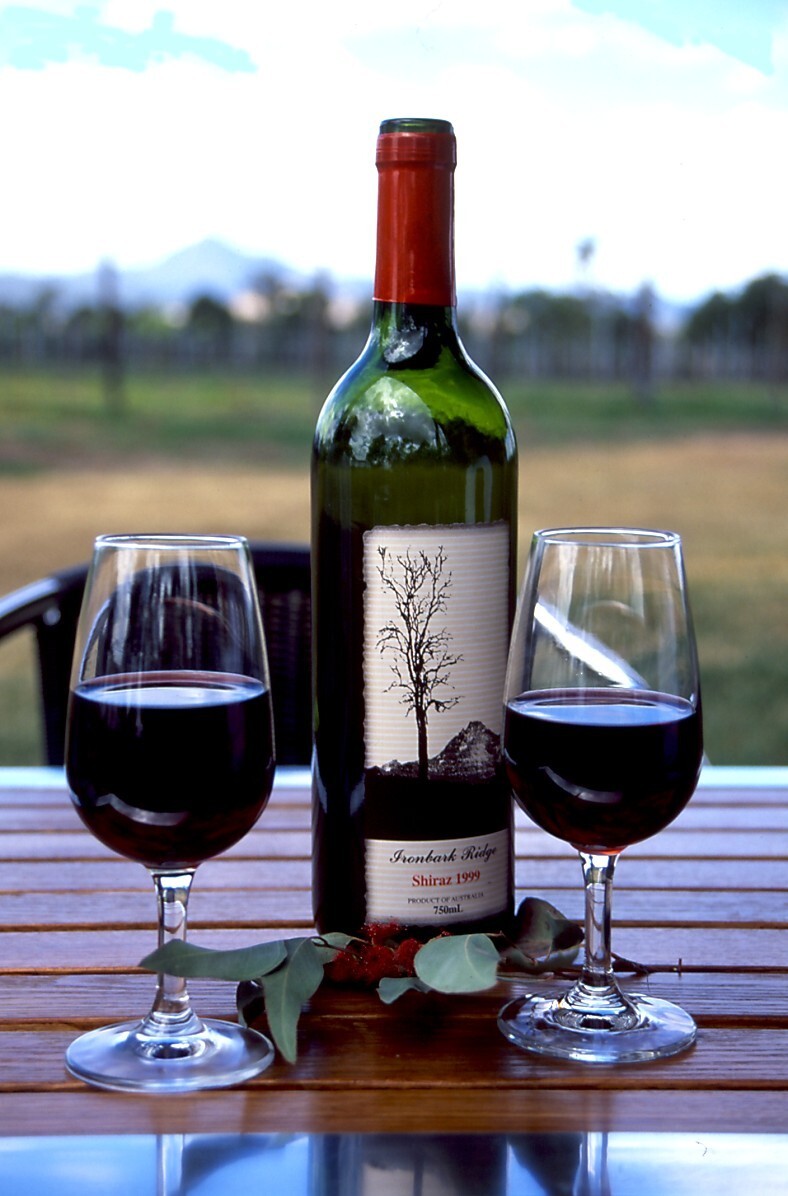 Bottle of Ironbark Ridge Shiraz, 1999 Vintage, Purga, Ipswich, 2005