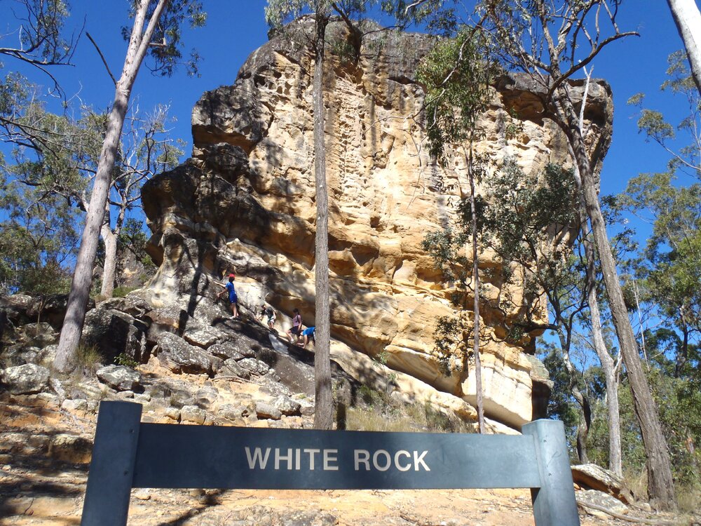White Rock, White Rock - Spring Mountain Conservation Estate, Redbank Plains, August 2012