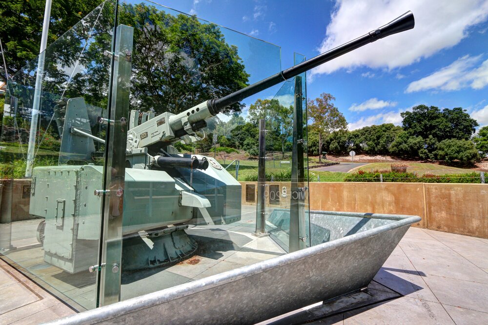 H.M.A.S. Ipswich Memorial, Queens Park, Ipswich, February 2014