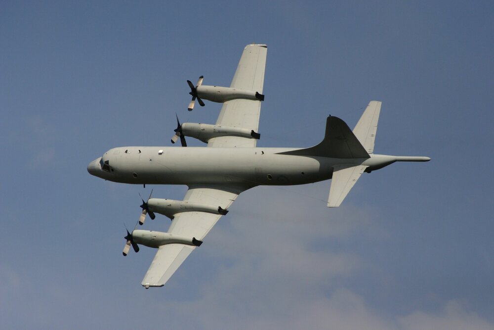 Thought to be a Lockheed Orion performing at an Air Show, RAAF Base Amberley, Ipswich, October 2004