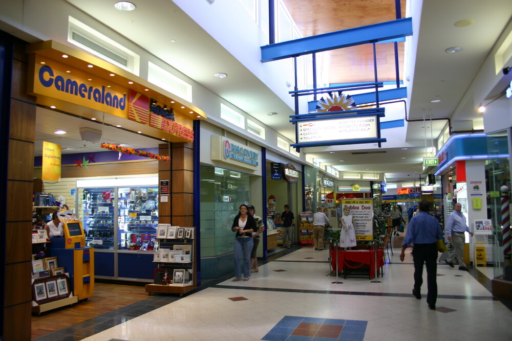 Interior of Brassall Shopping Centre, Brassall, Ipswich, September 2006