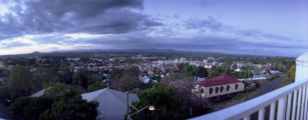 View from Denmark Hill Reservoir, Ipswich, 2004 