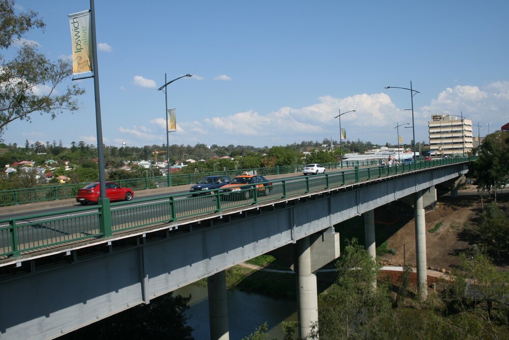 David Trumpy Bridge, from North Ipswich, November 2007