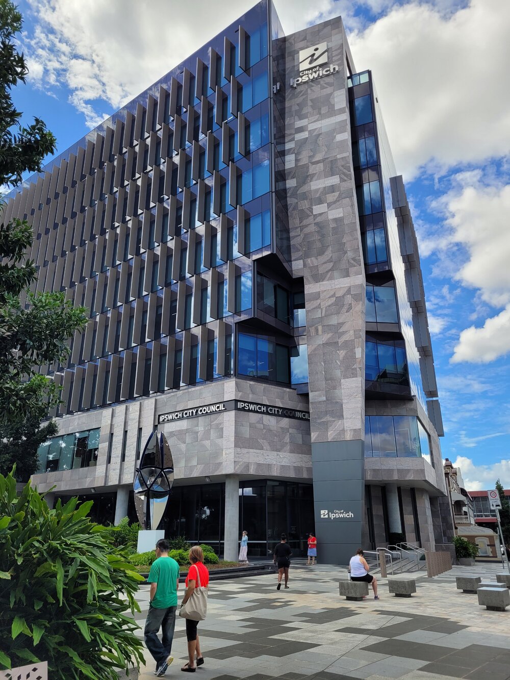 Council Administration Building, 1 Nicholas Street, Tulmur Place, Ipswich, March 2024