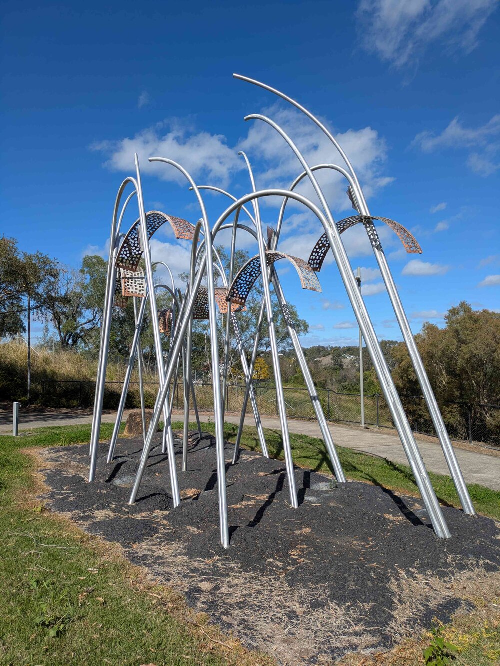 1100 Degrees, by Paul Johnson and Gail Mason, North Ipswich, installed 2009