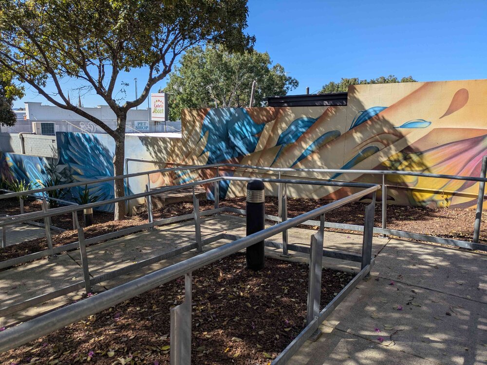 Finding Light in the Darkness, by STYNA, Studio 188, Brisbane Street, Ipswich, installed 2020