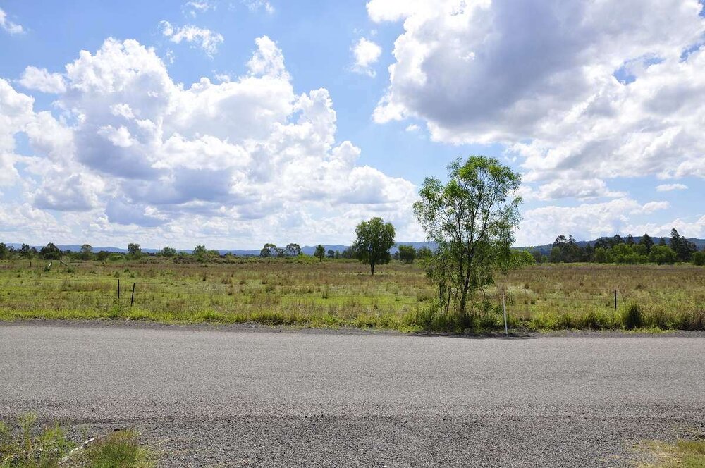Stone Quarry Cemetery, view from entrance, Jeebropilly, 2010