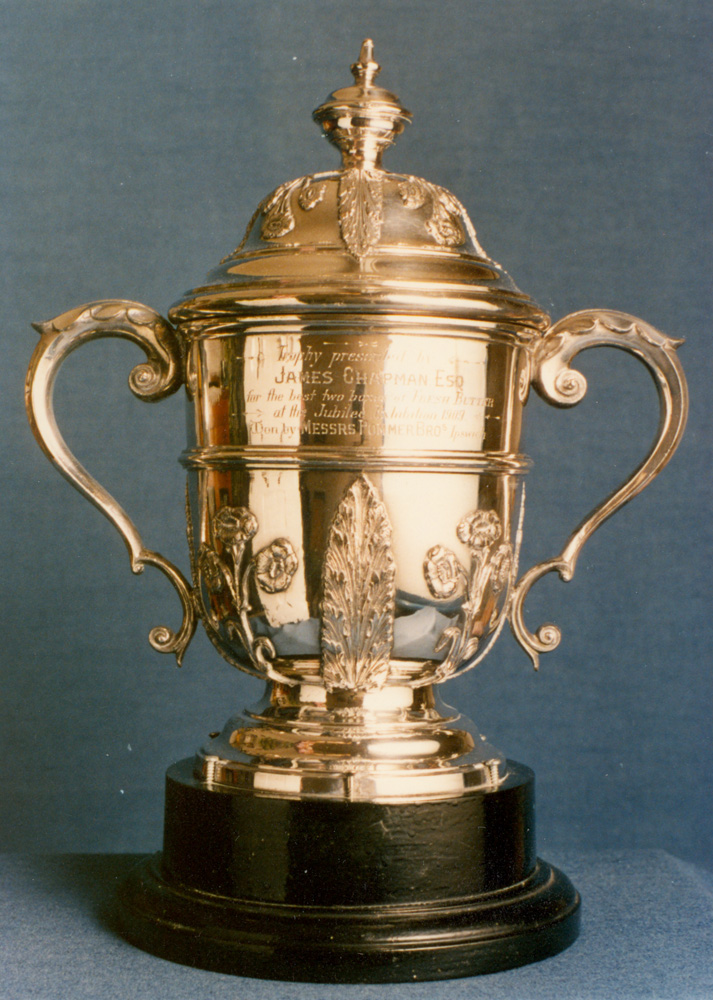 Trophy presented to Pommer Brothers, Ipswich, 1909