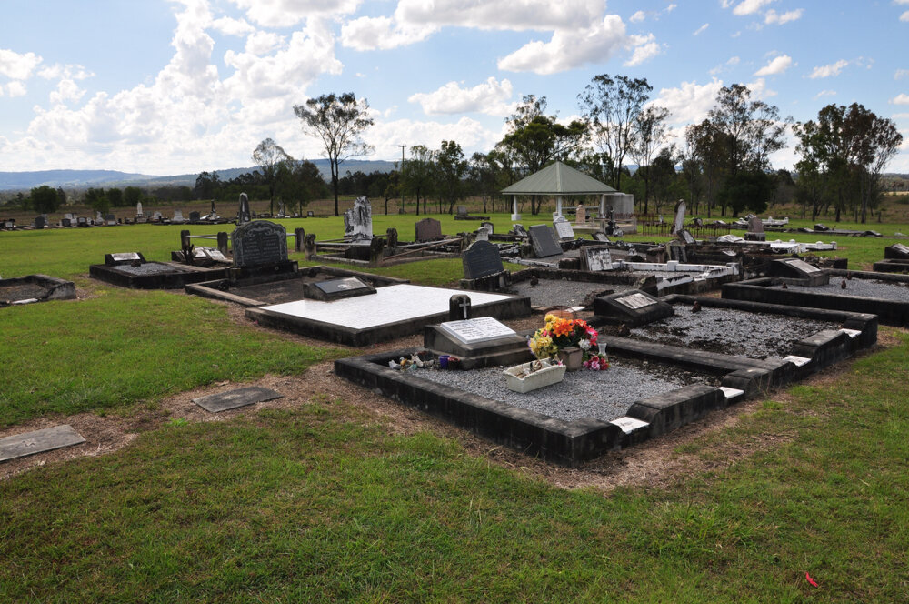 Lutheran section, Stone Quarry Cemetery, Jeebropilly, Ipswich, 2010