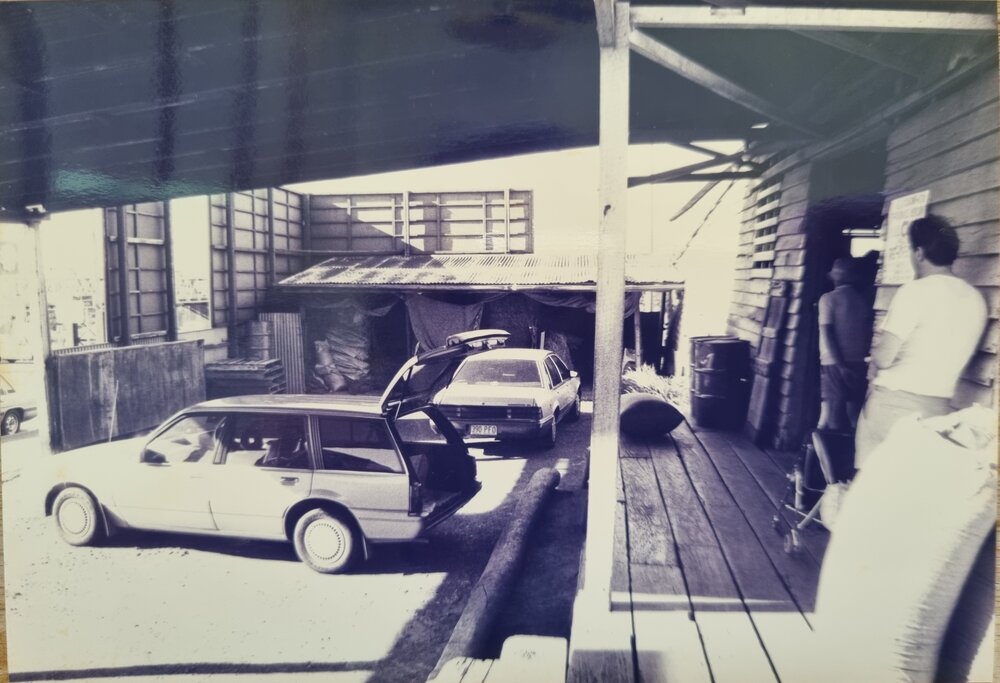 Front yard of Risson's Produce