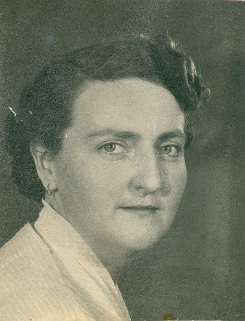 Thought to be Beryl Johnston, member of the Ipswich Little Theatre, 1950s