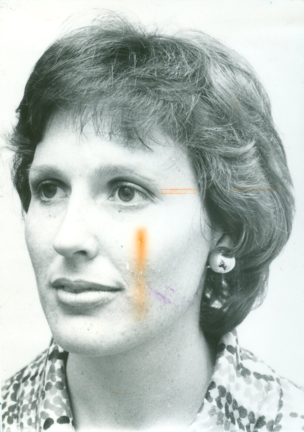 Andrea Cottman, member of the Ipswich Little Theatre, 1974