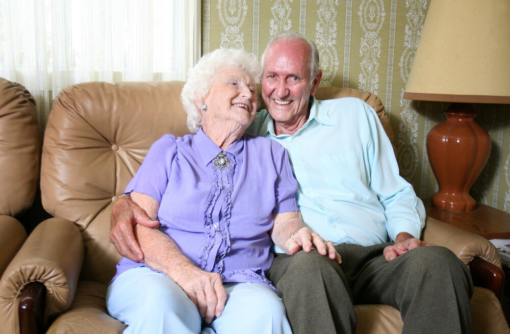 Clare and Stan Patch celebrated their 60th wedding anniversary on the 30th of December, Ipswich, 5th January 2011