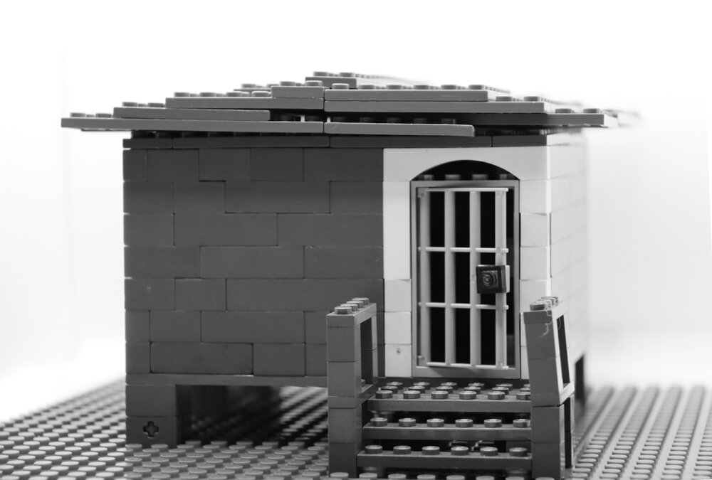 Brickswich version of Vintage dairy relocated to Rosewood Scrub Historical Society land, Edmond Street, Marburg, Ipswich, 1988