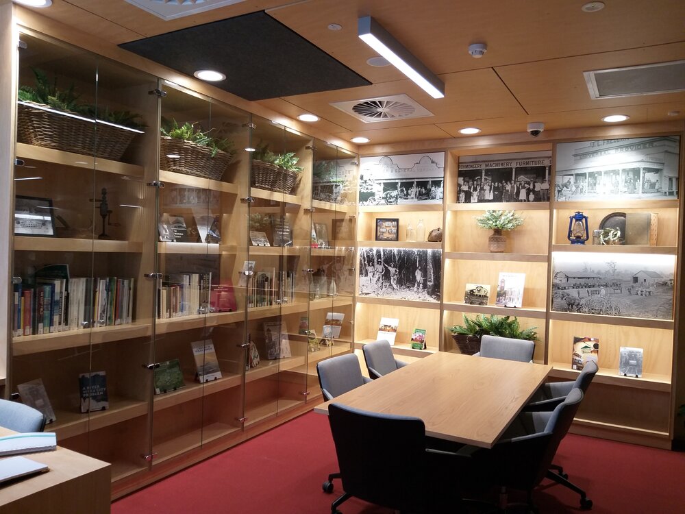 Rosewood History Room, Rosewood Library, July 2020