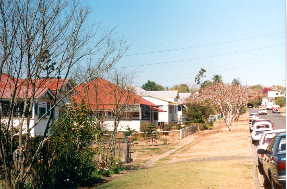 Tregair Street streetscape, even numbers from no. 4, Newtown, Ipswich, 1991