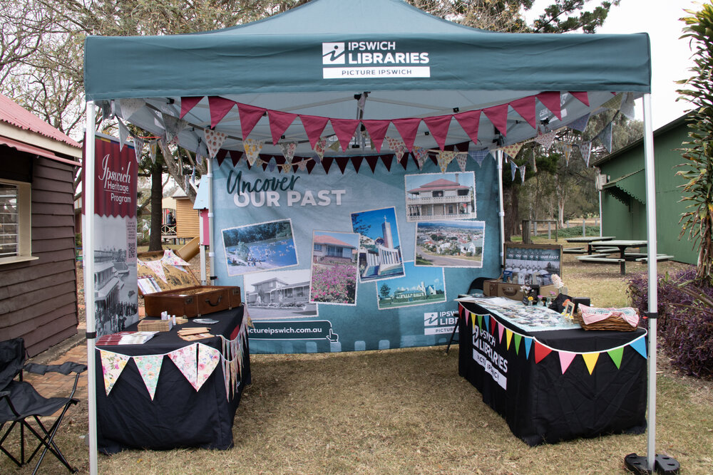 Combined Picture Ipswich and Ipswich Heritage display at the Marburg Meander, part of Galvanized, Saturday 5th September 2026