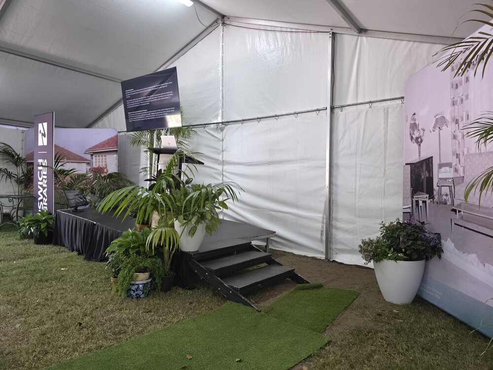 Stage inside the Queens Park Pavilion, Galvanized: A Festival of Heritage, September 2026