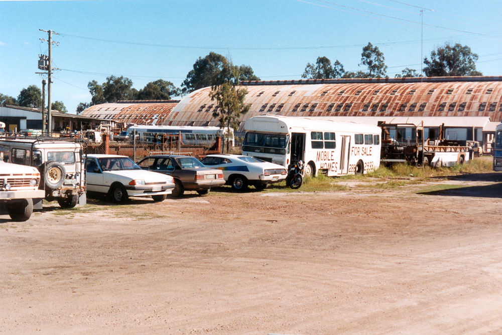 Bus Depot on site of World War 2 Army Depot, River Road, No 64A, Redbank, Ipswich, 1991