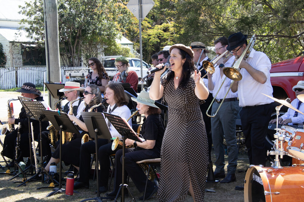 Ipswich City Big Band performing at the Marburg Meander, event held as part of Galvanized: A Festival of Heritage, Marburg, Ipswich, September 2026