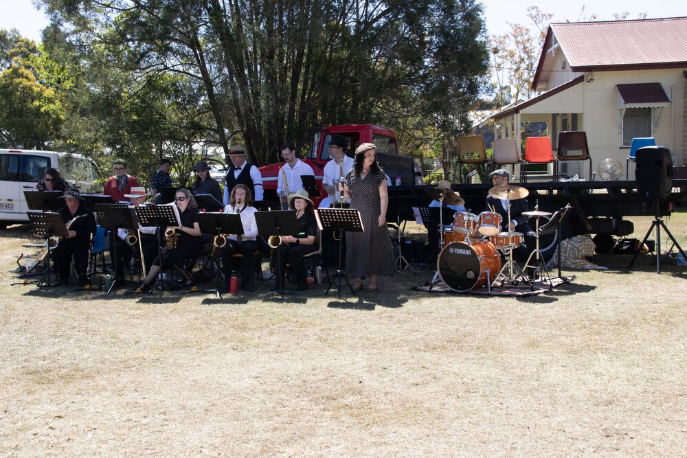 Ipswich City Big Band performing at the Marburg Meander, event held as part of Galvanized: A Festival of Heritage, Marburg, Ipswich, September 2026