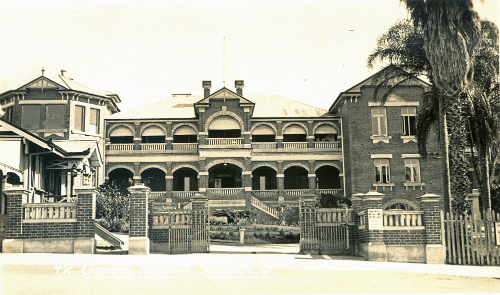 Front view of Ipswich General Hospital, Ipswich, c.1930