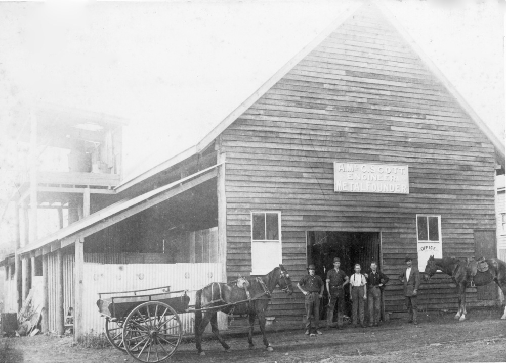Scott's foundry, Wharf Street, Ipswich, 1912?