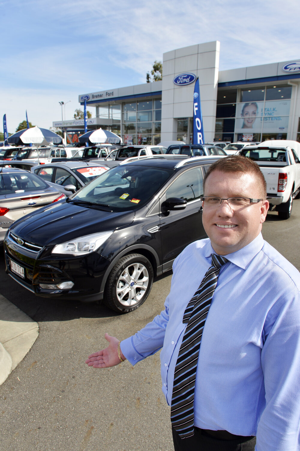 Bremer Ford's new general sales manager Tony Murray, Ipswich, 15th May 2013