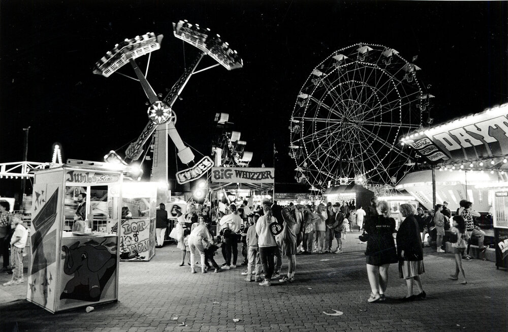 Sideshow Alley at Ipswich Show, Ipswich, 1992