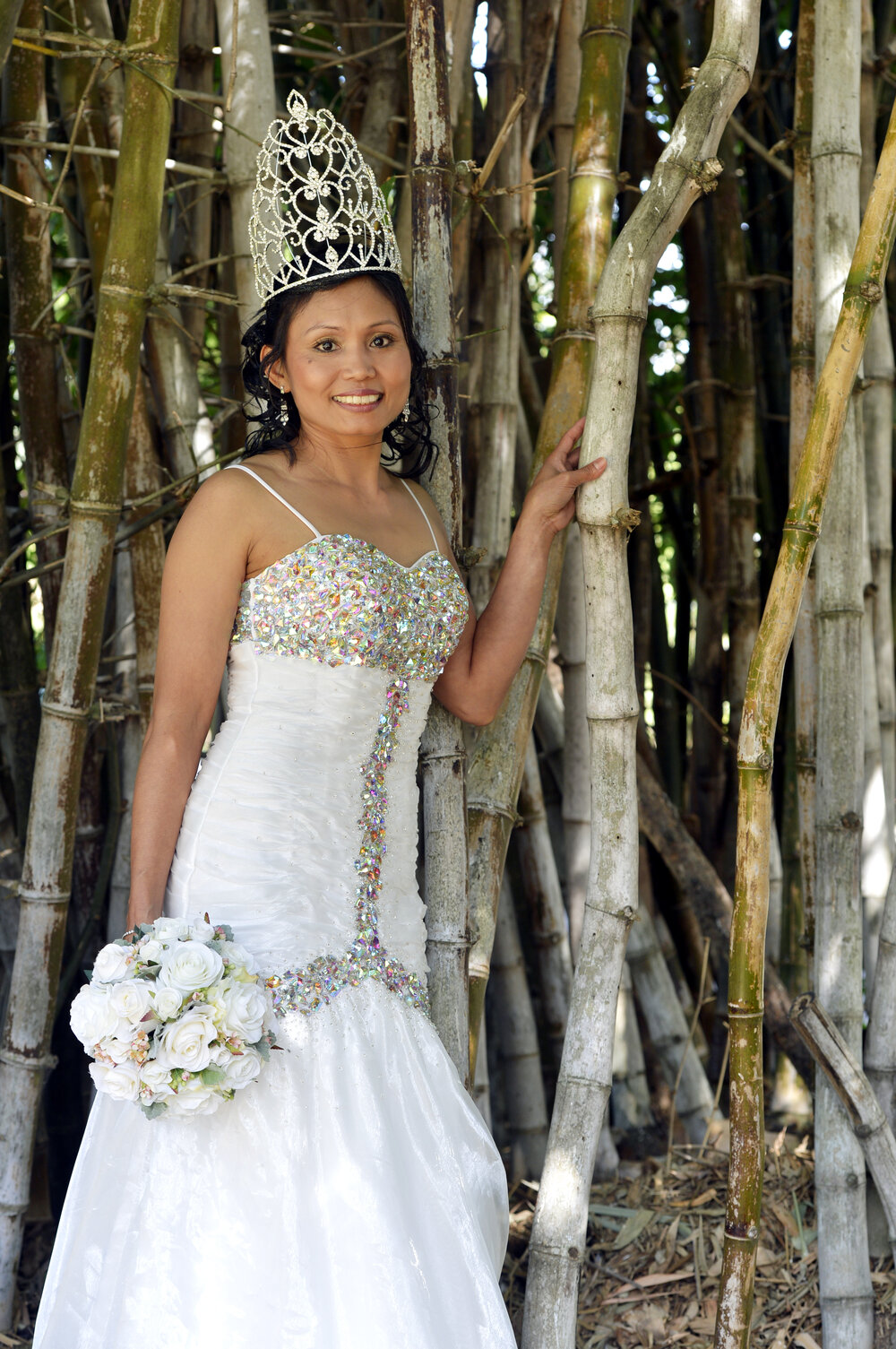 Chony Moore as Queen Helena at the upcoming Filipino Barrio Fiesta, Ipswich, 11th May 2013