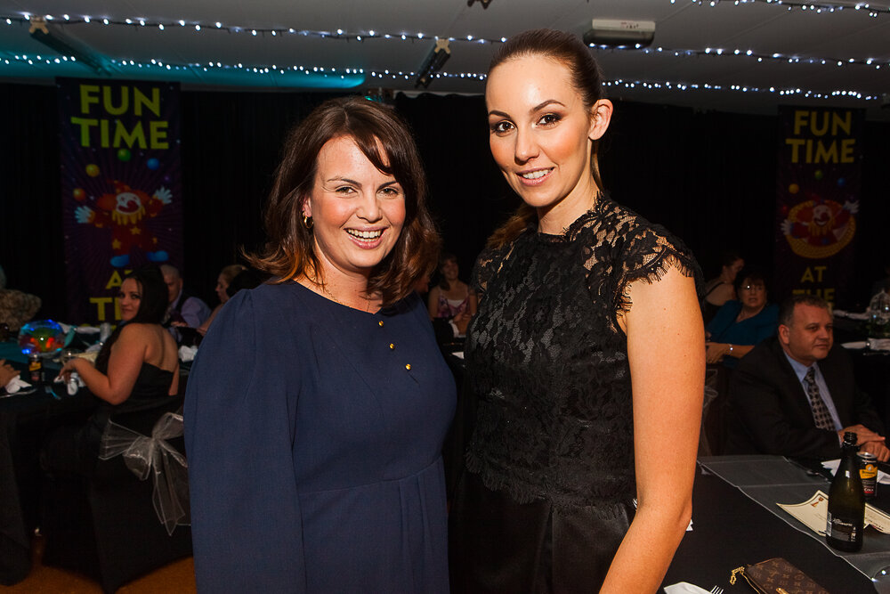Katie Cruickshank and Jessica Plant at the 2013 Ipswich Show Ball on Saturday night, Ipswich, 13 May 2013