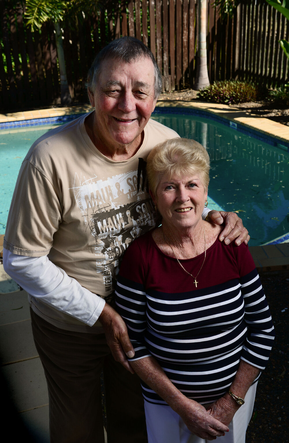 Wal and Jackie Milham of Tivoli celebrate their 50th wedding anniversary, Ipswich, 17 May 2013