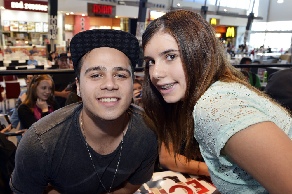 Paris Recchi, 14, with Julian de Vizio from The Collective, Ipswich, 17 May 2013