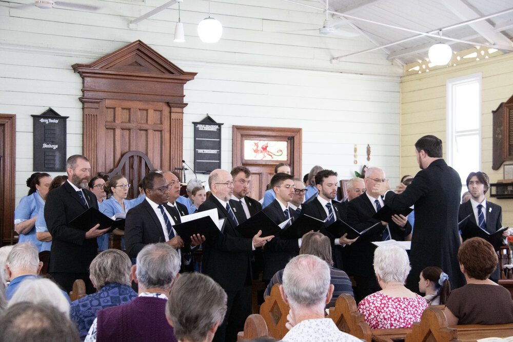 Blackstone-Ipswich Cambrian Choir performing at the 140th Anniversary service for the United Welsh Church, Blackstone, Sunday 4th October 2026