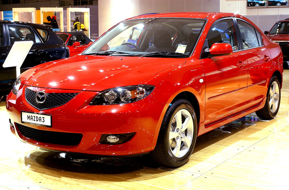 The mighty Mazda 3 at Brisbane Motor Show, Ipswich, 3 February 2005 