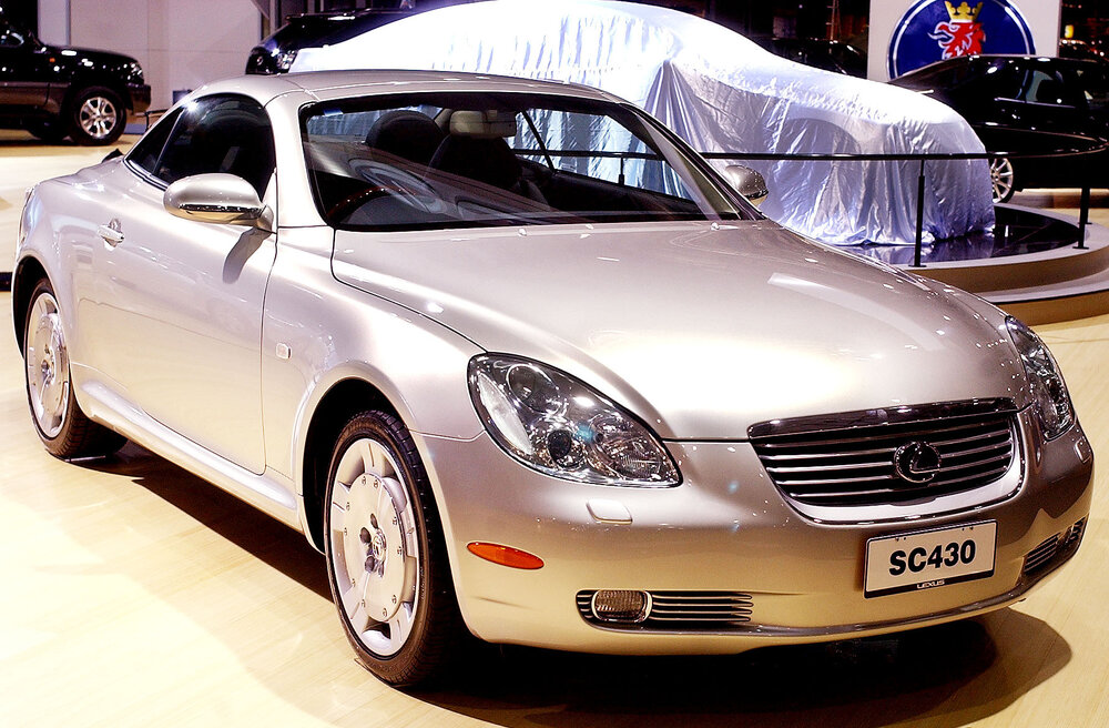 Lexus SC430 at Brisbane Motor Show, Ipswich, 3 February 2005 