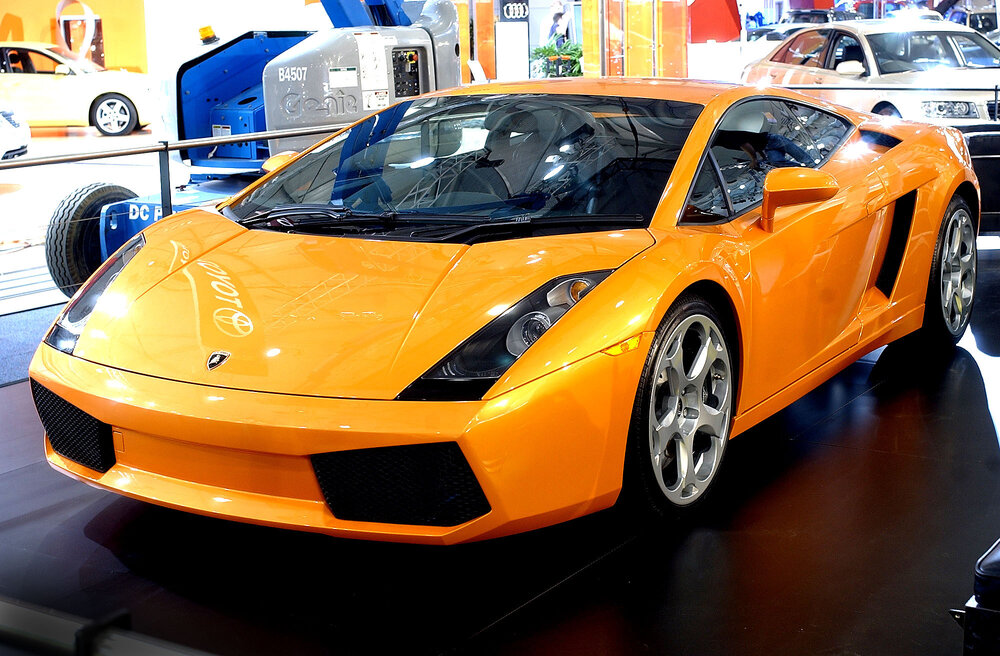 Lamborghini Gallardo at Brisbane Motor Show, Ipswich, 3 February 2005 
