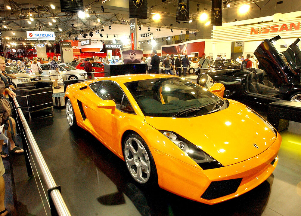 Cars at Brisbane Motor Show, Ipswich, 4 February 2005 