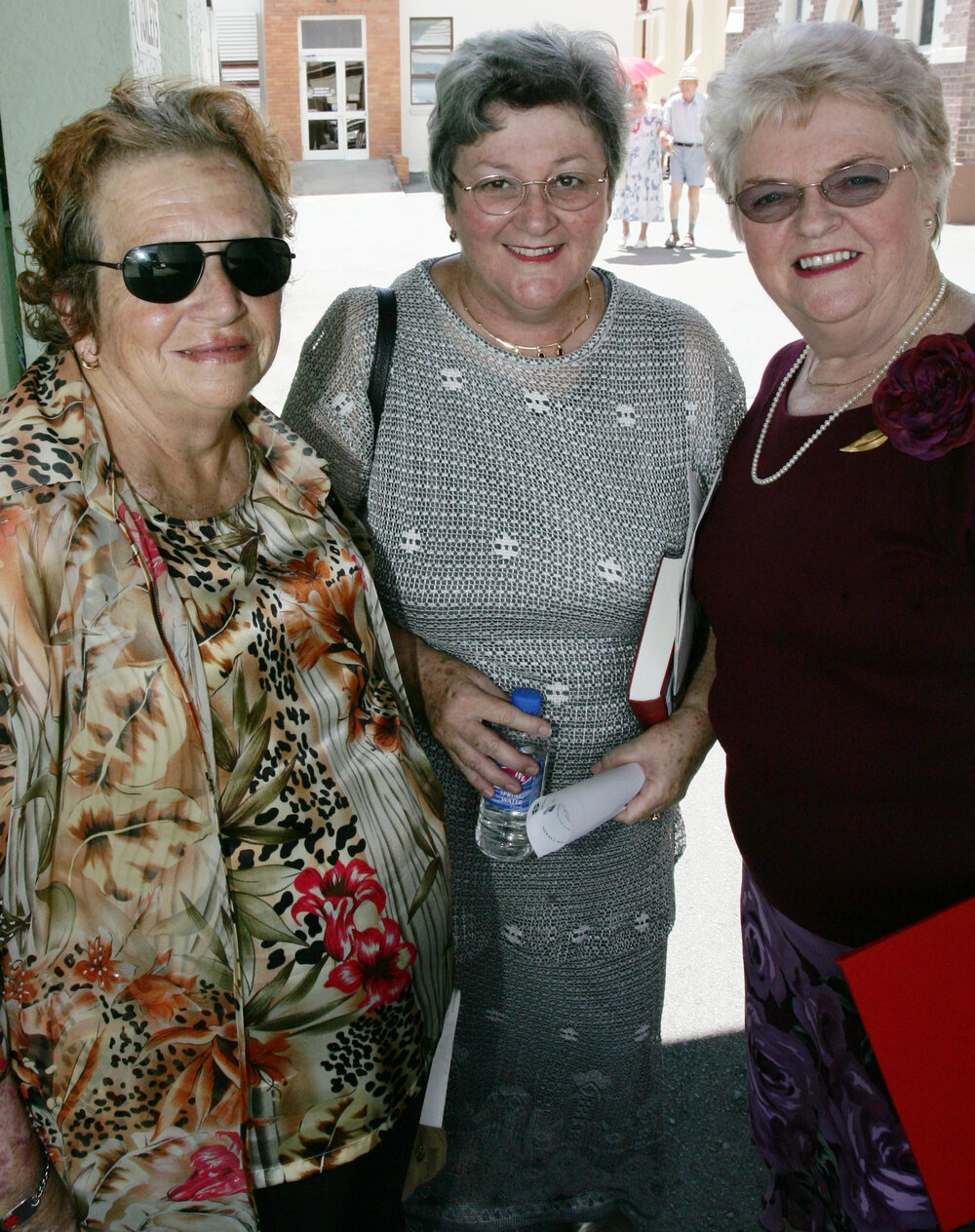 Jan Dinneen, Anne England and Evelyn Spall blue nursing service 50th, Ipswich, 6 February 2005