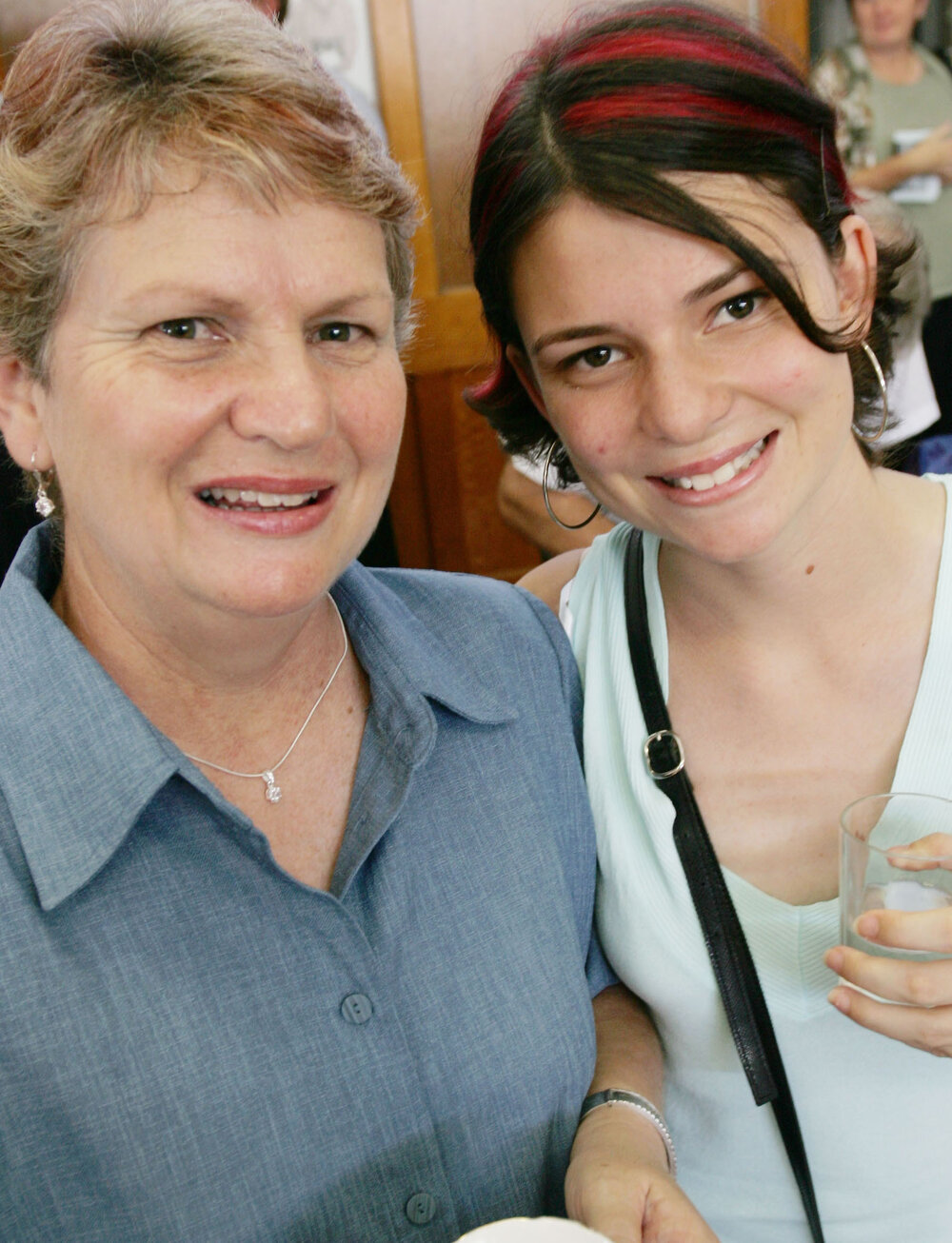 Helen and daughter Judith Puxty blue nursing service 50th, Ipswich, 6 February 2005 